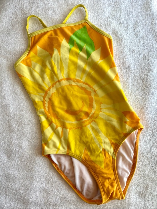 Hanna Andersson Other - Hanna Andersson Sunflower One‑Piece Swimsuit — Size 120 cm (6–7Y)